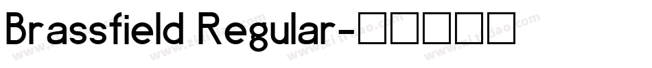 Brassfield Regular字体转换